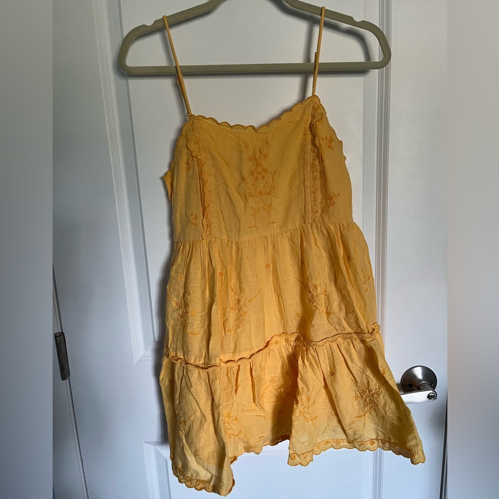 Yellow urban outfitters sundress